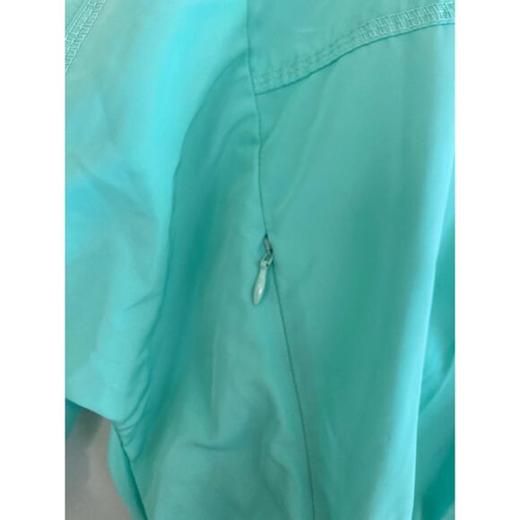 Year of Ours YOS Windbreaker Lucite Green Zip Crop Jacket S - Picture 10 of 14